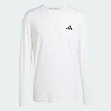Adidas – Train Essentials Tee - Manga Larga Blanco Unisex