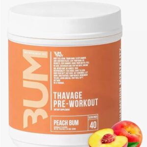 PRE WORK RAW NUTRITION de CBUM THAVAGE sabor Peach Bum