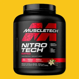 Nitrotech Ripped - MuscleTech 4 Lbs Sabor Vanilla